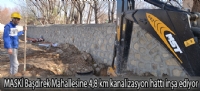 MASKİ Başdirek Mahallesine 4,8 km kanalizasyon hattı inşa ediyor