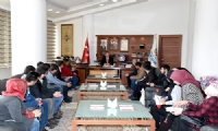 Üniversite öğrencilerinden Başkan Çakır'a ziyaret