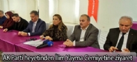 AK Parti heyetinden İlim Yayma Cemiyetine ziyaret