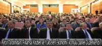 AYBİR Tarafından Finansal Krizler ve Yükselen Ekonomi" konulu panel  düzenlendi.