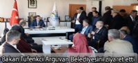 Bakan Tüfenkci'den Arguvan Belediyesine ziyaret