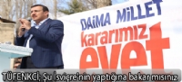 Tüfenkci: Şu İsviçre'nin yaptığına bakar mısınız