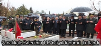 Çanakkale Zaferi'nin 102'nci yıldönümü kutlandı.