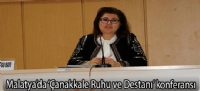 Malatya'da 'Çanakkale Ruhu ve Destanı' konferansı