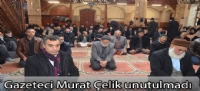 Gazeteci Murat Çelik unutulmadı