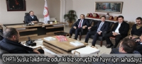 CHP'li süslü:Takdiriniz odur ki biz sonuçta bir hayır için sahadayız