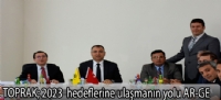 Toprak; 2023  hedeflerine  ulaşmanın yolu AR-GE