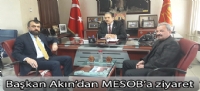 Başkan Akın'dan MESOB'a ziyaret