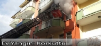 Malatya'da korkutan ev yangını