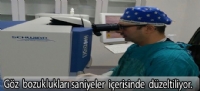 GÖZ BOZUKLUKLARI SANİYELER İÇERİSİNDE DÜZELTİLİYOR