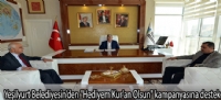 Yeşilyurt Belediyesin'den "Hediyem Kur'an Olsun" kampanyasına destek