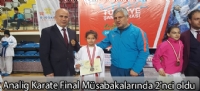 Analig Karate Final Müsabakalarında 2'nci oldu