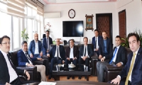 Kazada yaralanan Kaymama geçmiş olsun ziyareti