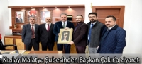 Kızılay Malatya Şubesinden Başkan Çakır'a ziyaret