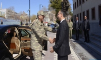 Kara Kuvvetleri Komutanı Orgeneral Çolak, Malatya Valisini ziyaret etti