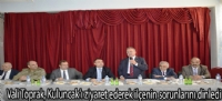 Vali Toprak, Kuluncak'ı ziyaret ederek ilçenin sorunlarını dinledi