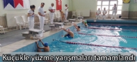 Küçükle yüzme yarışmaları tamamlandı
