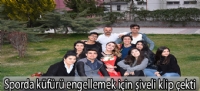 Sporda küfürü engellemek için şiveli klip çekti