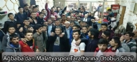 Ağbaba'dan Malatyaspor Taraftarına Otobüs Sözü
