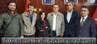BİMYAD'tan MHP İl Başkanlığı'na Ziyaret