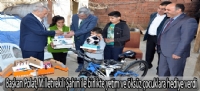 Başkan Polat, Milletvekili Şahin ile birlikte yetim ve öksüz çocuklara hediye verdi