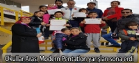 Okullar Arası Modern Pentatlon yarışları sona erdi