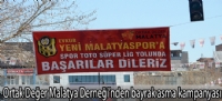 Ortak Değer Malatya Derneği'nden bayrak asma kampanyası