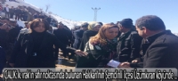 Çalık:Kuzey Irak'ın sıfır noktasında bulunan Hakkari'nin Şemdinli ilçesi Üzümkıran köyünde ziyaretlerde bulundular.
