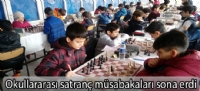 Okullararası satranç müsabakaları sona erdi.