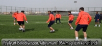 Yeşilyurt Belediyespor, Adıyaman 1954 maçı için kenetlendi