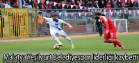 Malatya Yeşilyurt Belediyespor liderliği kaybetti