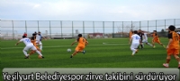 Yeşilyurt Belediyespor zirve takibini sürdürüyor