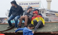 Taraftar maçı Dev Ekrandan İzledi