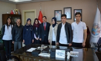 Başkan Eser, Sağlık Lisesi Öğrencileriyle Bir Araya Geldi