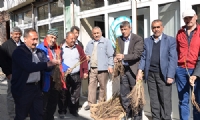 Büyükşehir Darende'de Fidan Dağıttı