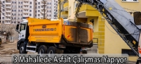 3 Mahallede Asfalt Çalışması Yapıyor