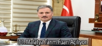 11. Malatya Tarım Fuarı Açılıyor