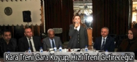 Kara Treni Gara Koyup, Hızlı Treni Getireceğiz