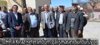 CHP'li Kiraz Referandum Çalışmasını Sürdürüyor