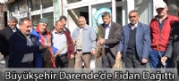 Büyükşehir Darende'de Fidan Dağıttı