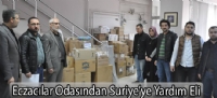 Eczacılar Odasından Suriye'ye Yardım Eli