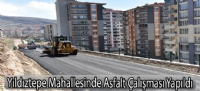 Yıldıztepe Mahallesinde Asfalt Çalışması Yapıldı