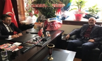 MÜSİAD'tan MHP İl Başkanına hayırlı olsun ziyareti