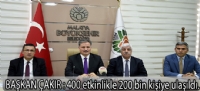 Çakır: “400 etkinlikle 200 bin kişiye ulaşıldı”