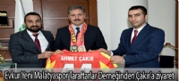Evkur Yeni Malatyaspor Taraftarlar Derneğinden Çakır'a ziyaret