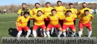Malatyaspor'dan müthiş geri dönüş