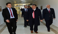 Başkan Gürkan, Battalgazi İlçe Emniyet Müdürü Saruhan'ı ziyaret etti