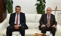TTK Başkanı Turan Başkan Gürkan'ı ziyaret etti