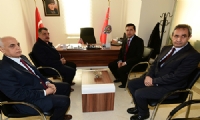 Başkan Gürkan, Battalgazi İlçe Emniyet Müdürü Saruhan'ı ziyaret etti