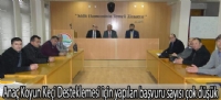 Anaç Koyun Keçi Desteklemesi' ile ilgili bilgilendirme toplantısı yapıldı